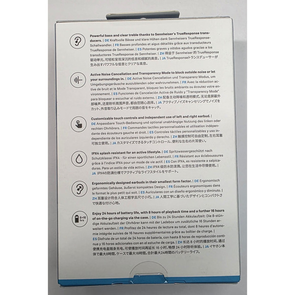 Sennheiser Wireless Earphones CX Plus True Wireless SE Matte Black 24 Hours - Picture 5 of 7